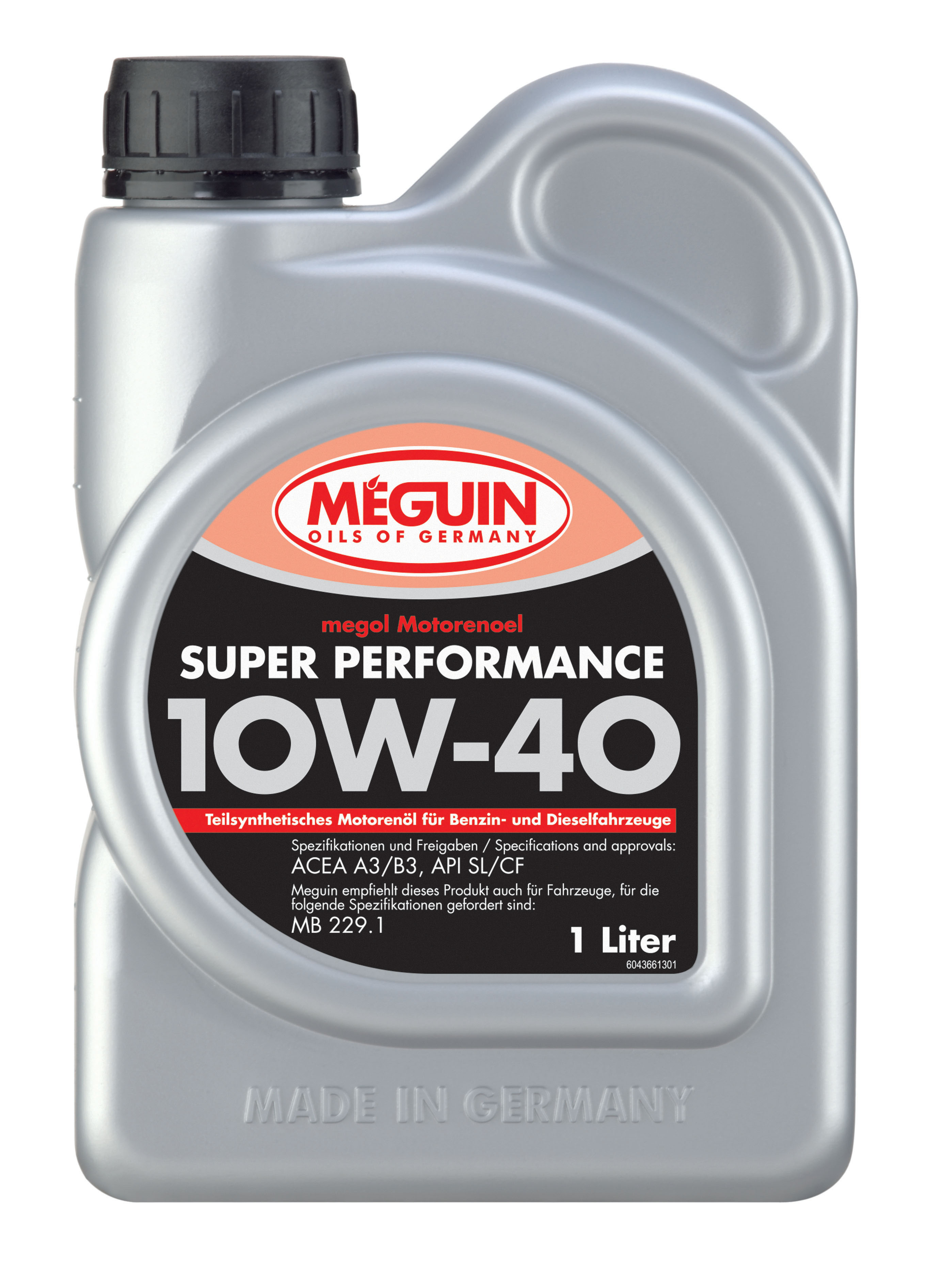 Масло моторное полусинт. Megol Motorenoel Super Performance 10W-40 10W-40 ()