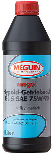 М/тр синт. Megol Hypoid-Getriebeoel 75W-90 GL5 1л