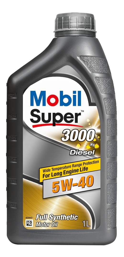 Масло моторное синт. Mobil Super 3000 X1 Diesel 5W-40 (1л)