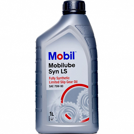 Масло трансмиссионное MOBIL 1 Mobilube Syn LS 75W-90  (1л)