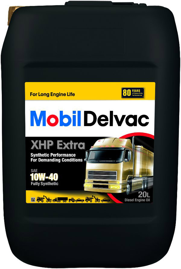 Масло моторное синт. Mobil Delvac XHP Extra 10W-40 (20л)