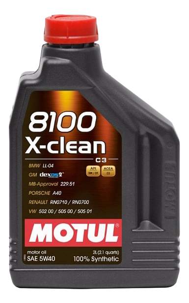 Масло моторное синт. 8100 X-clean 5W-40 (2л)