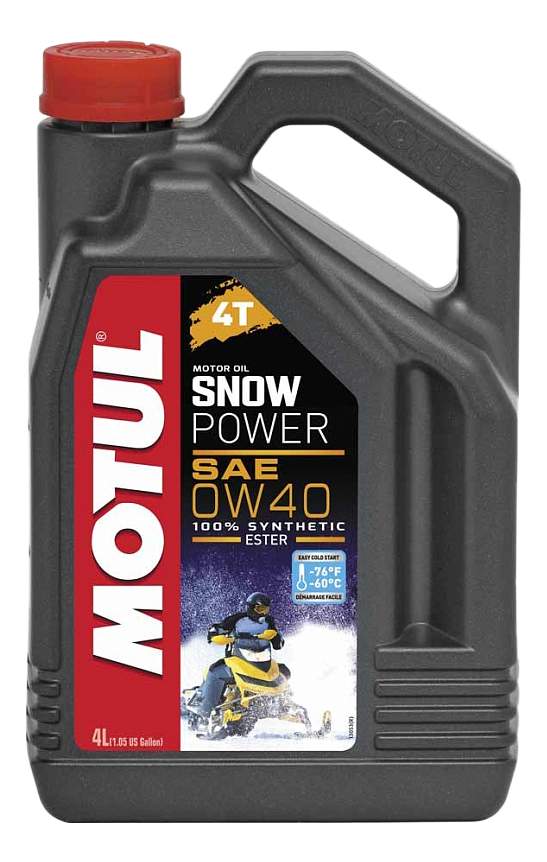 Моторное масло Snowpower 4T 0W40 4л