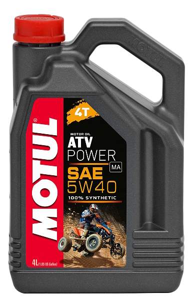 Масло моторное синт. ATV POWER 4T MA 5W-40 (4л)