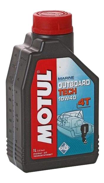 Масло моторное полусинт. Marine Outboard Tech 4T 10W-40 (1л)