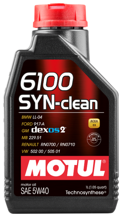 Масло моторное синт. 6100 SYN-clean 5W-40 (1л)