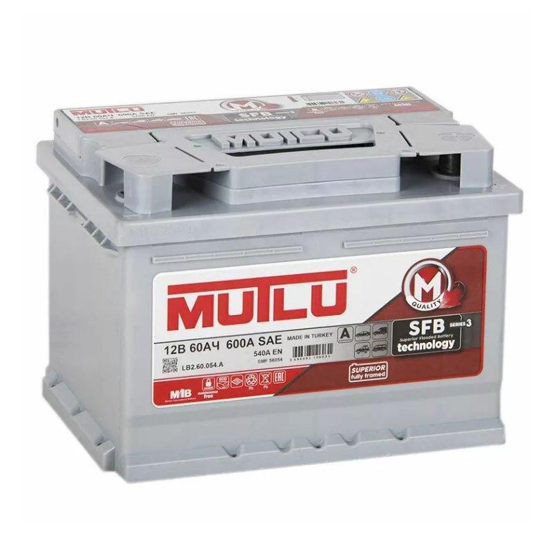 Аккумулятор MUTLU CALCIUM SILVER 60 A/ч обр SMF56081 242x175x190 EN 540