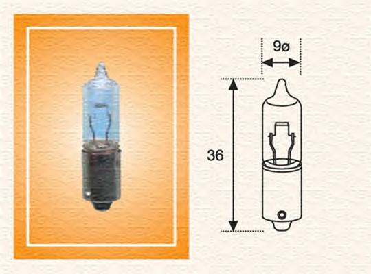 H21W 24MM_лампа !( H21W 21W) 24V BAY9s стояночные огни и повороты