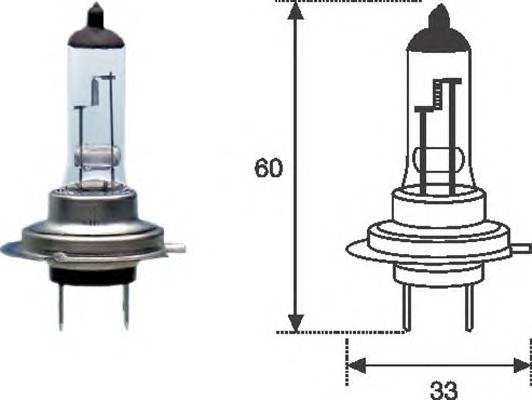 H7 12 Лампа накаливания