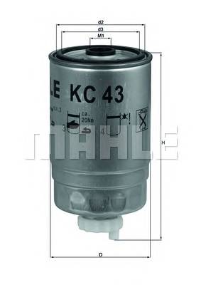 Фильтр топливный для грузовых авто _IVECO Daily I 78-99 Da