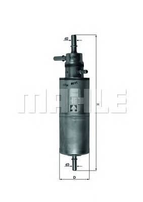 Фильтр топливный MB M-Klasse W163 ML320 98-02 ch.289560>/754620/ML350 02>/ML500