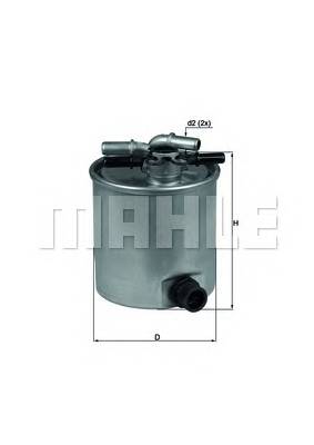 Фильтр топливный без датчика Nissan Qashqai/X-Trail 2.0DCi 07>
