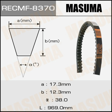 Ремень клиновидный Masuma рк.8370 Фотография Masuma 8370