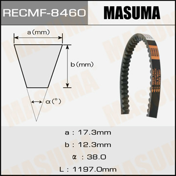 Ремень клиновидный Masuma рк.8460 Фотография Masuma 8460