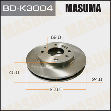 BD-K3004 Диск тормозной  Masuma  front KIA  (уп.2)