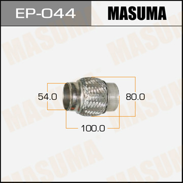 Гофра глушителя  MASUMA   54x100