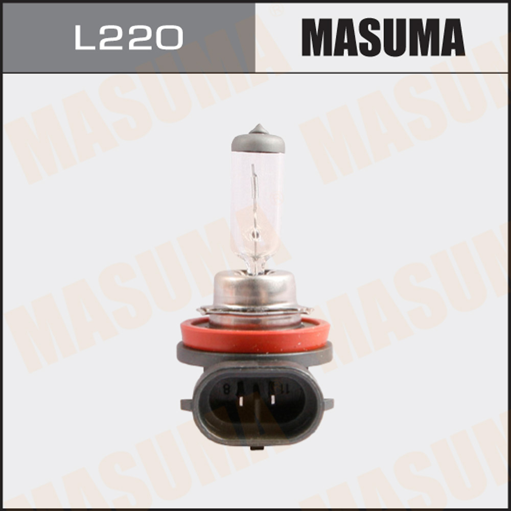 Лампа галогенная Masuma CLEARGLOW H11 12v 55W (3000K)