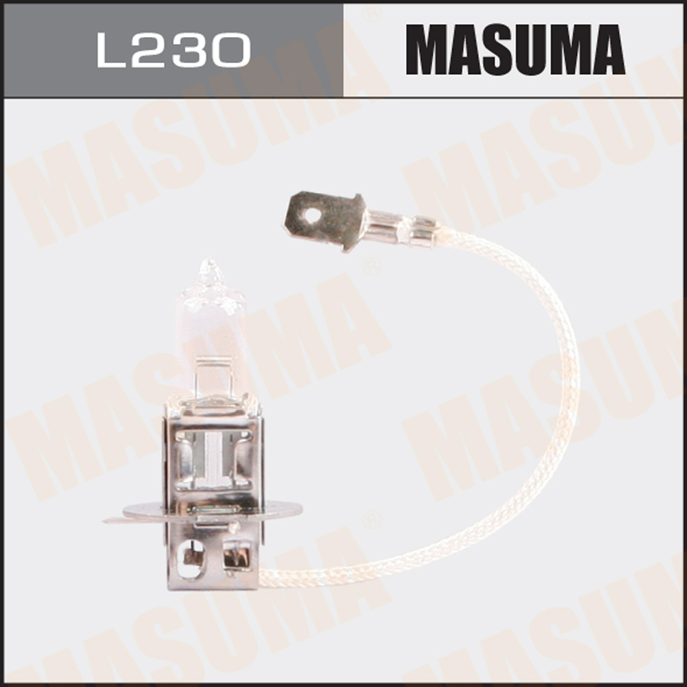 Лампа галогенная Masuma CLEARGLOW H3 12v 55W (3000K)