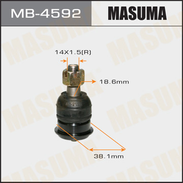 Шаровая опора Masuma front low NISSAN B12 .P10 .N13 .HNB12. FNB12. B14 . B15