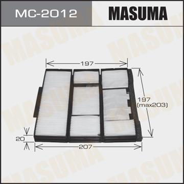 Воздушный фильтр Салонный  АС -  Masuma   (1.40)