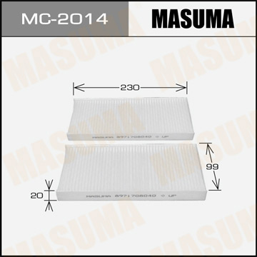Воздушный фильтр Салонный  АС  -  Masuma   (1.40)