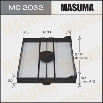 Воздушный фильтр Салонный А С-  Masuma  (1.40)