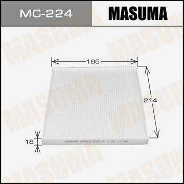Воздушный фильтр Салонный  АС- 101  Masuma   (1.40) . MC224E