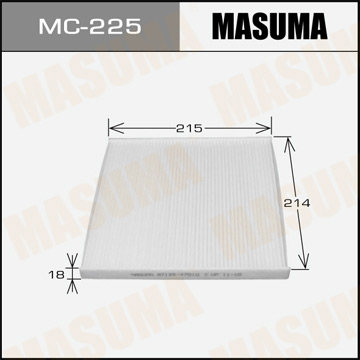 Воздушный фильтр Салонный  АС- 102. AC-105  Masuma   (1.40) . MC225E