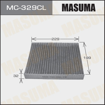 Воздушный фильтр Салонный АС- 206E Masuma (1.40)