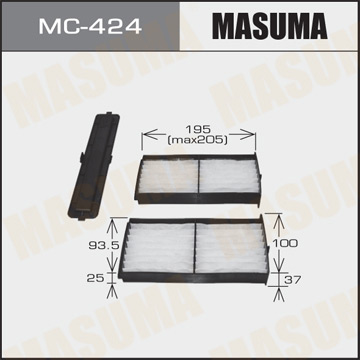 Воздушный фильтр Салонный  АС- 301E  Masuma   (1.40) .MC424E