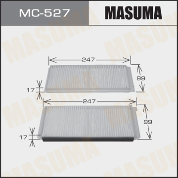 Воздушный фильтр Салонный  АС- 404  Masuma   (1.40)