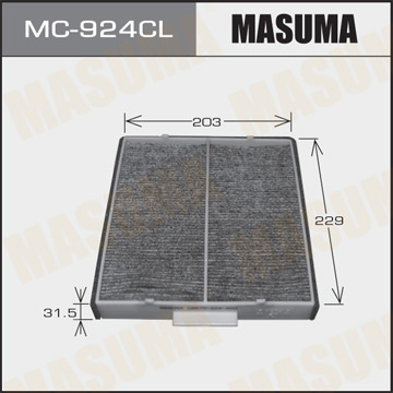 Воздушный фильтр Салонный  АС- 801   Masuma   (1.40)