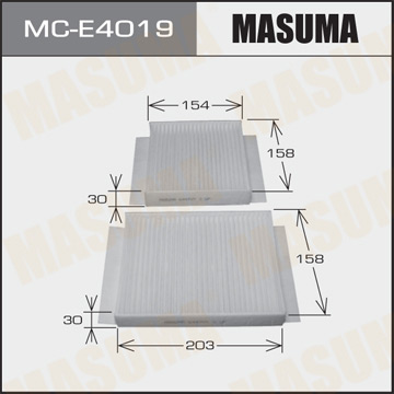 Воздушный фильтр Салонный  АС-   Masuma   (1.40)   PEUGEOT. 207. V1400. V1600