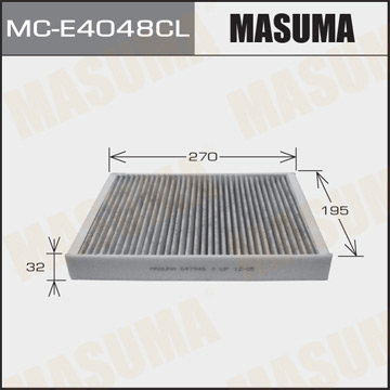 Воздушный фильтр Салонный  АС-   Masuma   (1.40)  PEUGEOT. 407. V1600. V2200