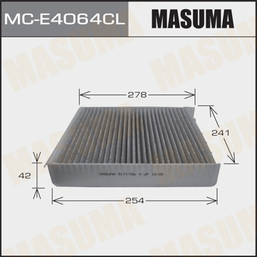 Воздушный фильтр Салонный  АС-   Masuma   (1.40)  VOLVO. S60.S80.V70.XC70. V2000