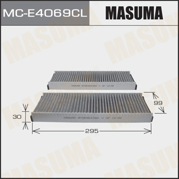 Воздушный фильтр Салонный  АС-   Masuma   (1.40)  AUDI. A6. V2000. V2400. V3200.