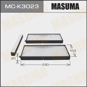 Воздушный фильтр Салонный  АС-   Masuma   (1.40)  KIA. SPECTRA. V1600   00-