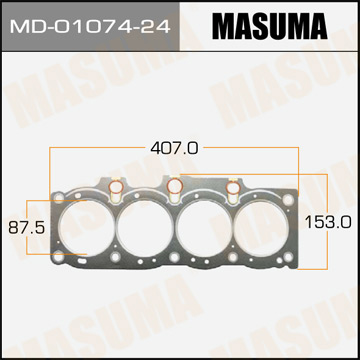 Прокладка Голов.блока Masuma 3S-FE (1.10) Фотография Masuma MD0107424