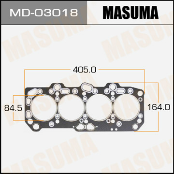 Прокладка Голов.блока Masuma 4D68 (1.10) Фотография Masuma MD03018