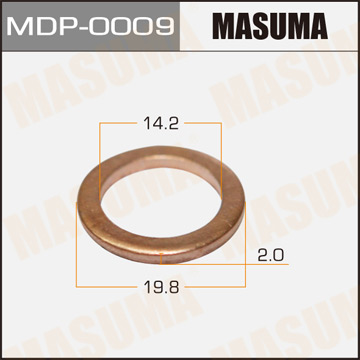 Шайбы для форсунок  Masuma  Медь 14.2х19.8х2 (20шт)