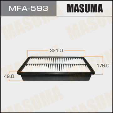 Фильтр воздушный MAZDA 626/MPV/6 1.8-2.5 98->