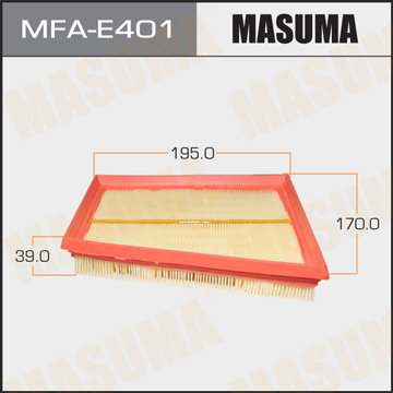Воздушный фильтр   Masuma   (1.40)  FORD. FIESTA. V1600   04-