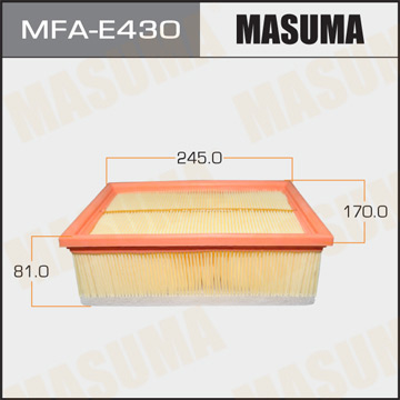 Воздушный фильтр   Masuma   (1.20)  PEUGEOT. 206. 307. V1400. V1600   00-