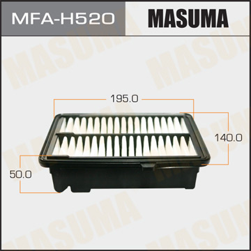 Воздушный фильтр LHD   Masuma    HONDA.  FIT. GK3. GK4. GK5. GK6    (1.40)