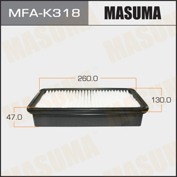 Воздушный фильтр   Masuma   (1.40)  KIA RIO. V1500    05-