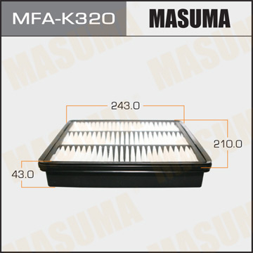 Воздушный фильтр   Masuma   (1.20)  HYUNDAI. TERRACAN. V2500. V2900. V3500   01-