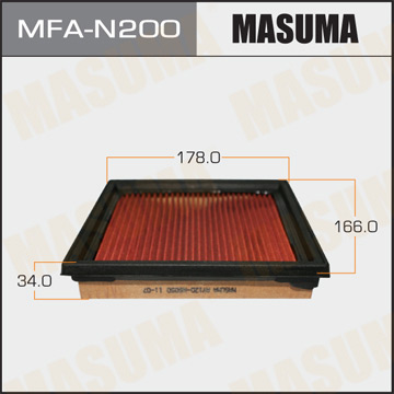 Воздушный фильтр Masuma (1.40) NISSAN. SKYLINE. V36 06-