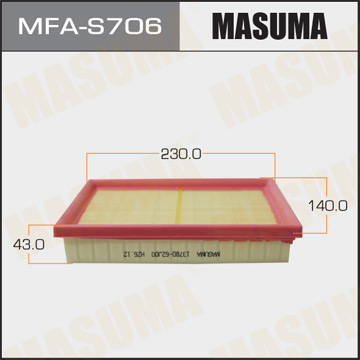 Воздушный фильтр   Masuma    SUZUKI. SWIFT. M13A. M15A. M16A    (1.20)