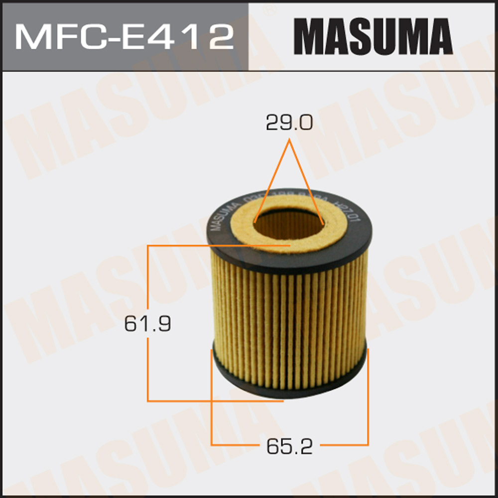 Фильтр масляный  MASUMA  MFC-E412