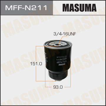 Фильтр топливный    MASUMA  ALMERA  05-